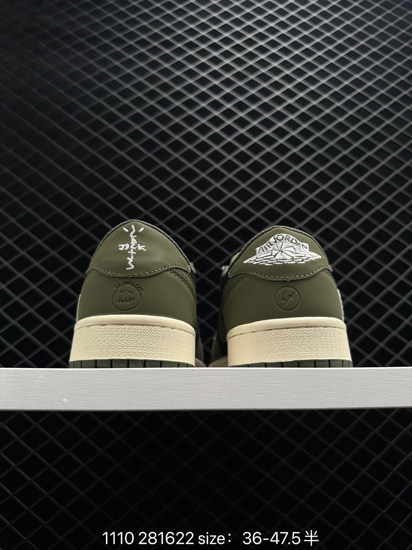 Travis Scott x Fragment x Air Jordan 1 Low“Military Blue”